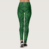 Pine Mandala Bos Leggings (Achterkant)