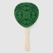 Pine Mandala Forest Hand Fan Handwaaier (Achterkant)