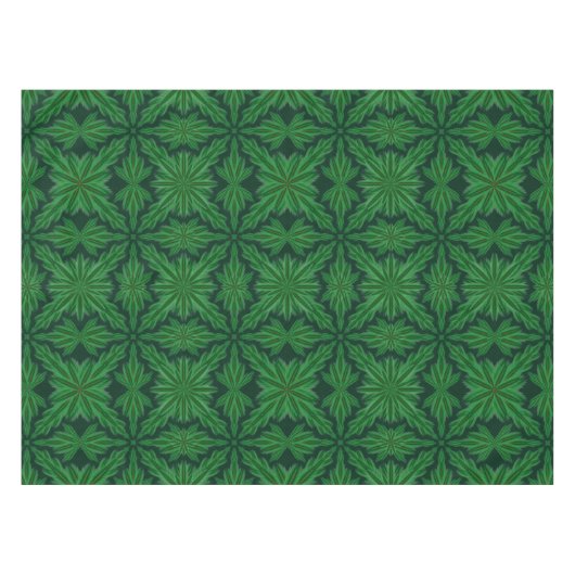 Pine Mandala Forest tafelkleed (3 maten) (Voorkant (Horizontaal))