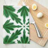 Pine Mandala Serviette de cuisine (Quart Plié)