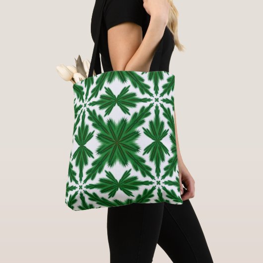 Pine Mandala Shoulder Tas (2 Sizes) (Dichtbij)