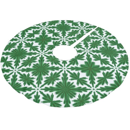 Pine Mandala Tree Skirt Kerstboom Rok (Gekanteld)