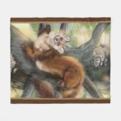 Pine Marten Fleece Deken (Voorkant (Horizontaal))