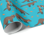 Pine martens cadeaupapier (Rol Hoek)