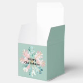 Pine Mint Snowflake Vrolijk Kerstfeest Bedankdoosjes (Geopend)