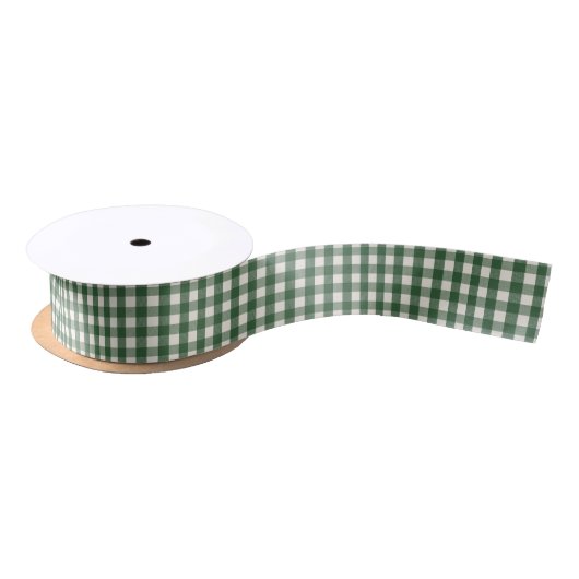 Pine Needle Lane - Pine Green Gingham Pattern Lint (Spoel)