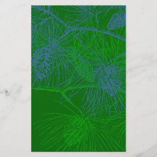 Pine Patroon Scrapbook Papier Papier Papier