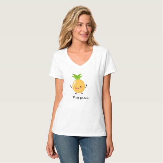 Pine-peace t-shirt (Voorkant volledig)