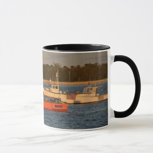 Pine Point Black 11 oz Ringer Mug (Droite)