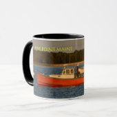 Pine Point Black 11 oz Ringer Mug (Devant gauche)