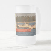 Pine Point Maine Frosted 16 oz de verre givré Mug (Devant droit)