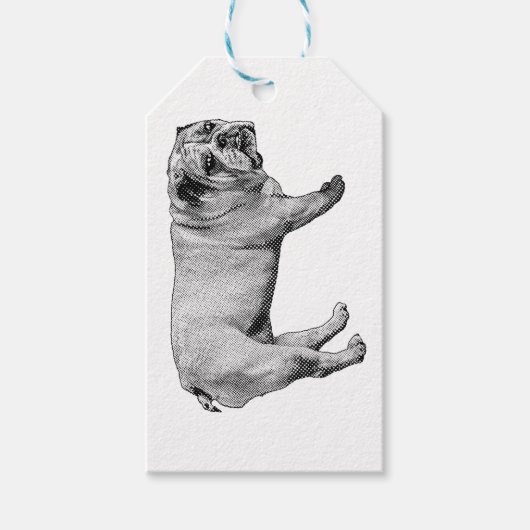 Pine-Ribbon Gift Label Cadeaulabel (Voorkant)