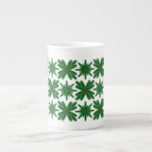 Pine Snowflakes Bone China Mug (Devant)