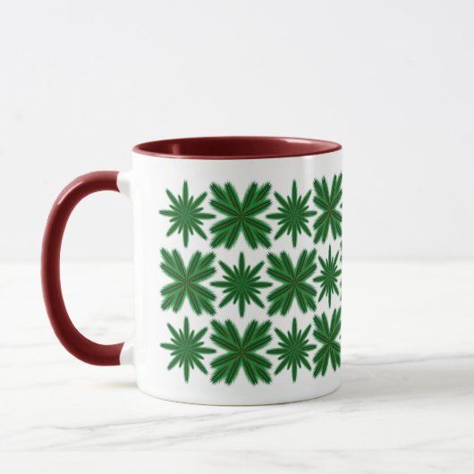 Pine Snowflakes Mug 11oz. (Gauche)