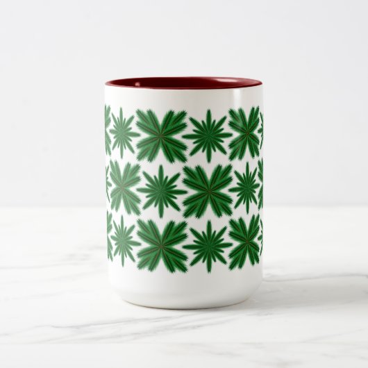 Pine Snowflakes Mug 15oz. (Centre)
