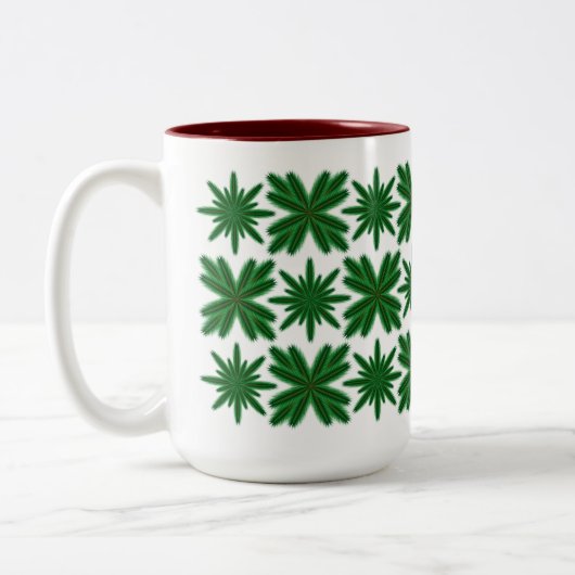 Pine Snowflakes Mug 15oz. (Gauche)