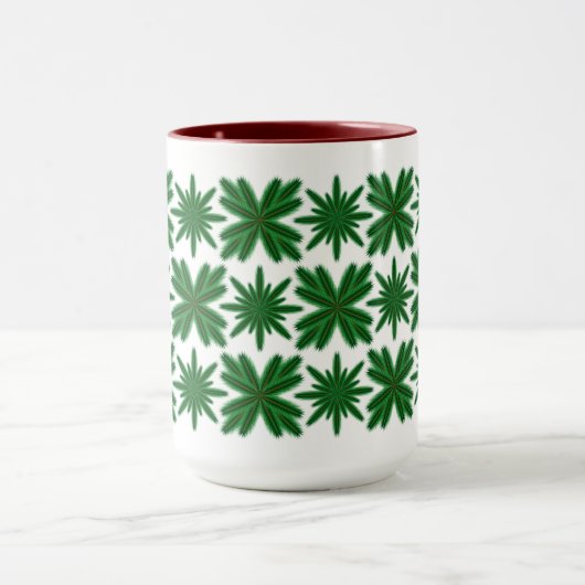 Pine Snowflakes Mug 15oz. (Centre)
