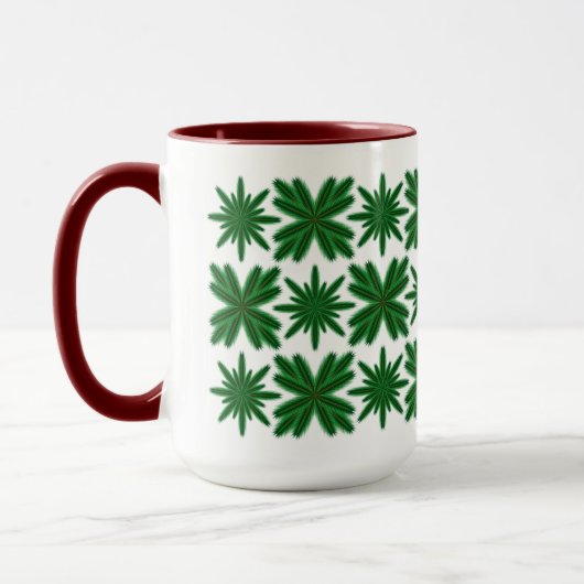 Pine Snowflakes Mug 15oz. (Gauche)