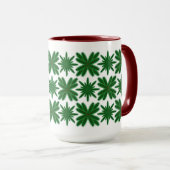 Pine Snowflakes Mug 15oz. (Devant droit)