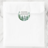Pine Spruce Trees | Nieuwe sticker van label voor  (Tas)