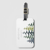 Pine Tree | avontuurtijd     Bagagelabel (Voorkant (verticaal))