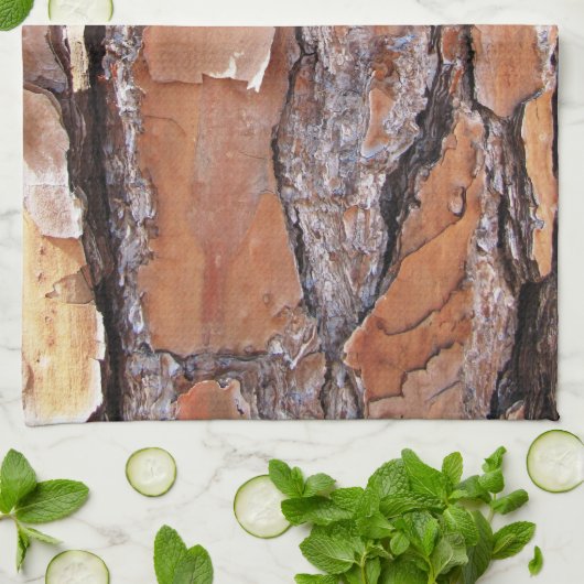 Pine Tree Bark Serviette de cuisine (Plié)