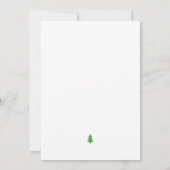 Pine Tree Bedankkaart (Achterkant)
