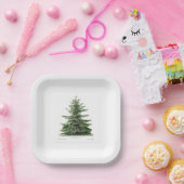 Pine Tree Bord Vakantie Kerstfeest Dinning (Feest)