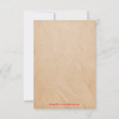 Pine Tree Branch - Invitation de fête de Noël 3x5 (Dos)