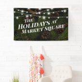 Pine Tree Branches Holiday Photo Banner (Insitu)