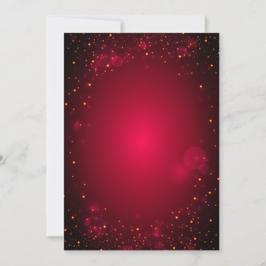 Pine Tree Branches Red Holly Berries Kerstmis Kaart (Achterkant)