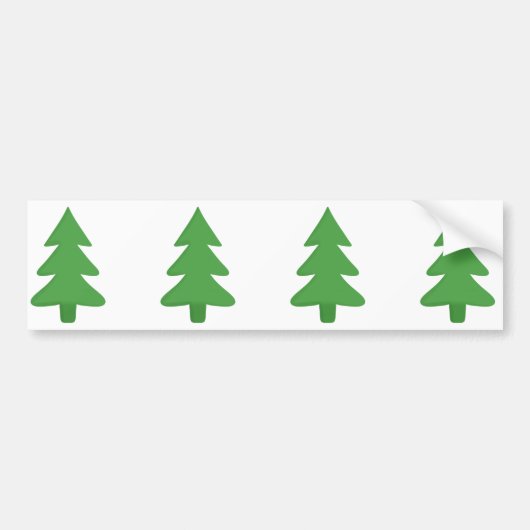 Pine Tree Bumpersticker (Voorkant)