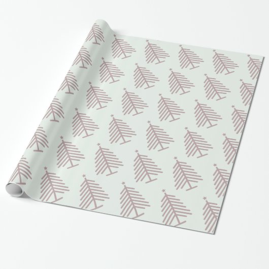 Pine Tree Cadeaupapier (Uitgerold)