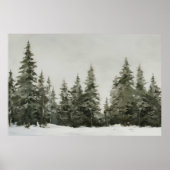 Pine Tree Christmas Poster (Voorkant)