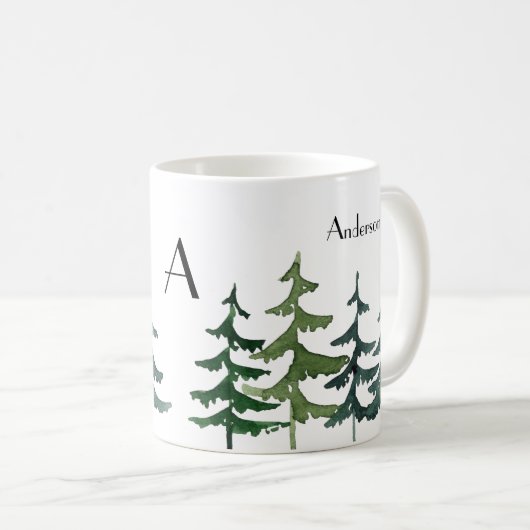 Pine Tree Coffee Mug (Devant droit)