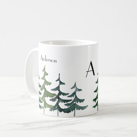Pine Tree Coffee Mug (Devant gauche)