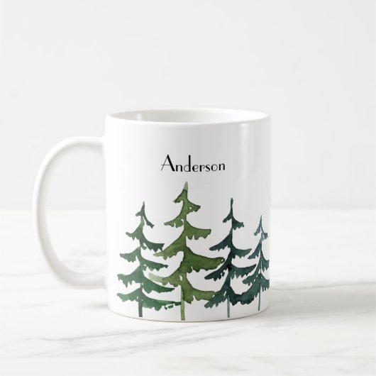 Pine Tree Coffee Mug (Gauche)