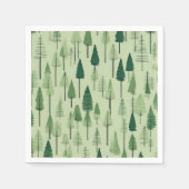Pine Tree Design Papieren servetten (Voorkant)
