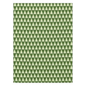 Pine Tree Dot Groen Gestileerde Kerstmis Tafelkleed (Voorkant)