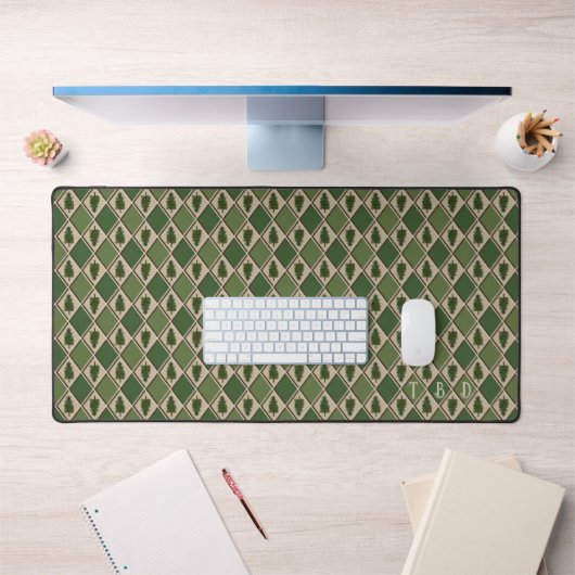 Pine Tree en Harlequin Desk Mat (Kantoor 1)