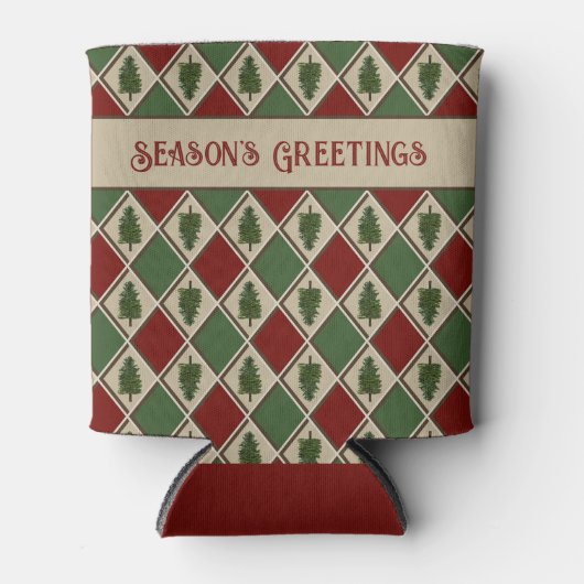 Pine Tree en Harlequin Koelbox Blikjeskoeler (Voorkant)