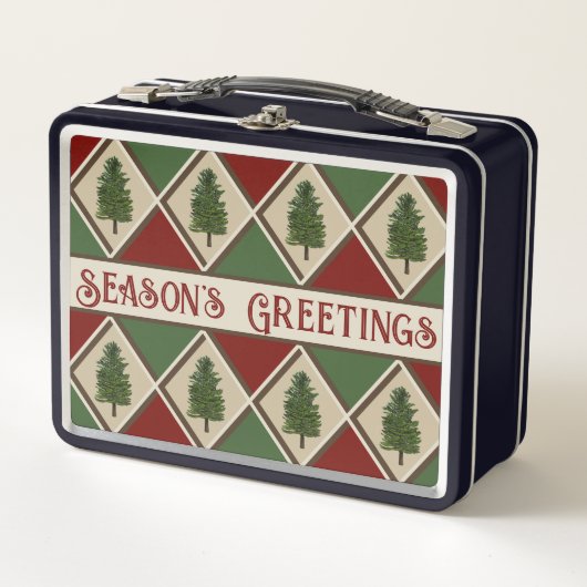 Pine Tree en Harlequin lunchbox (Voorkant)