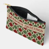 Pine Tree et Harlequin petit sac cosmétique (Ouvrir)