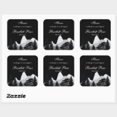 Pine Tree Forest Kaars Label (Vel)