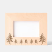 Pine Tree Forest Natuur Foto Gegraveerde Lijstjes (Voorkant)