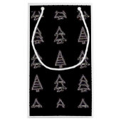 Pine Tree Gift Bag Klein Cadeauzakje (Achterkant)