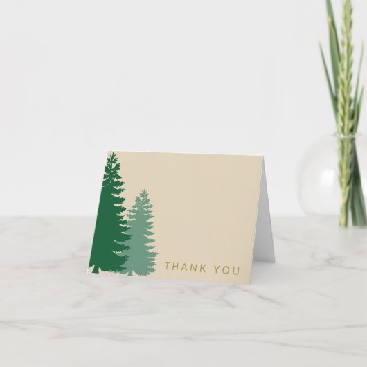 Pine Tree Gold Generic Bedankt (Voorkant)