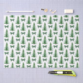 Pine Tree Green Bow Kerstcadeau tissuepapier (Craft)