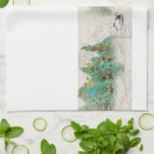 Pine Tree Justice Mercy Grace Kitchen Towel Theedoek (Gevouwen)