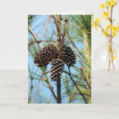Pine Tree Kaart (Gele Bloem)